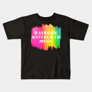 Rainbow Watercolor Music Notes Multipack Funny Kids T-Shirt